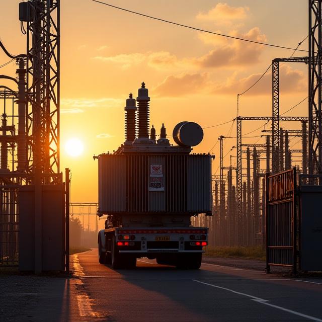 Moving a power transformer for the Energy sector
