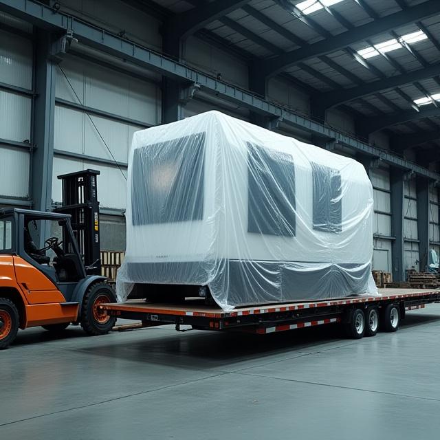 Transporting a CNC machine for the Manufacturing sector