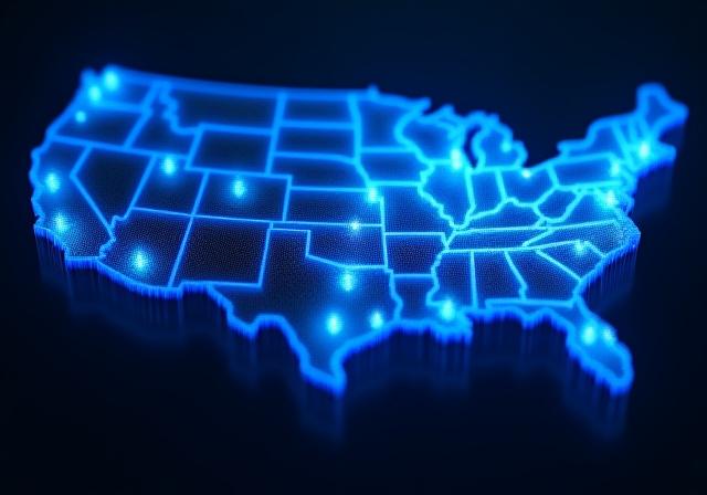 Strategic map showing Cincinnati as a logistics hub for the Midwest